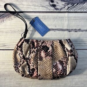 Simply Vera Vera Wang Blue Textured Clutch